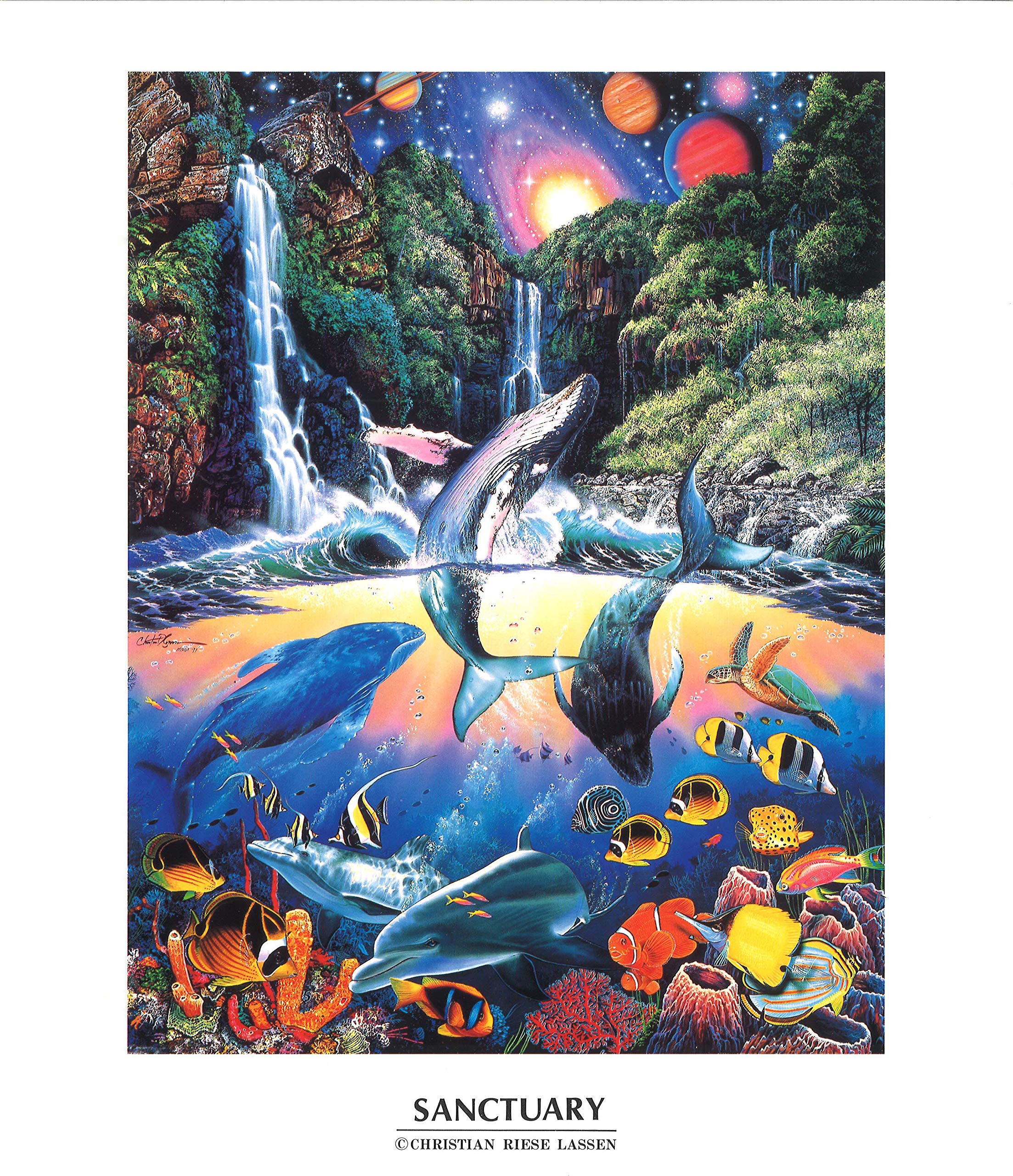 残り僅か❤激レア❤大判❤クリスチャンリース ラッセン 公式ポスター