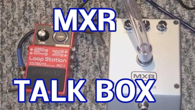 Amazon.com: MXR® Talk Box : Musical Instruments
