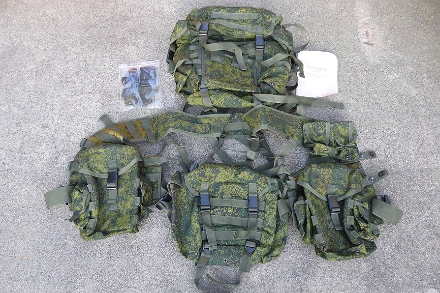 Amazon | 現代ロシア軍6sh112ベストフルセット 軽機関銃タイプ 実物