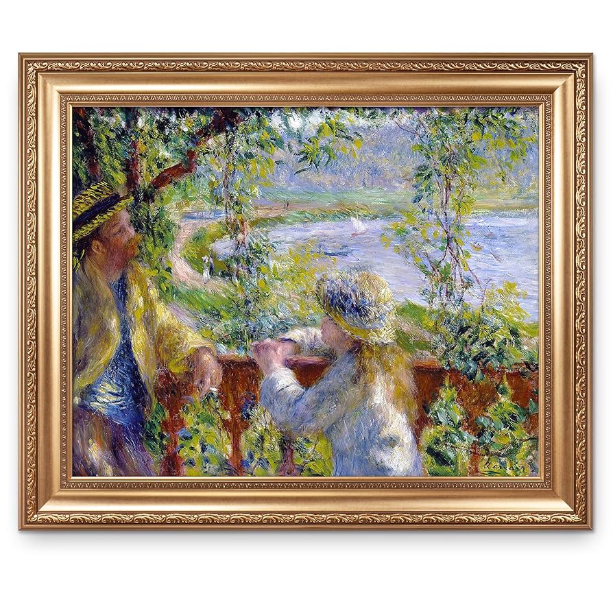 期間限定価格ルノアール『印象派』複製画 博物館級精巧再現 額装付