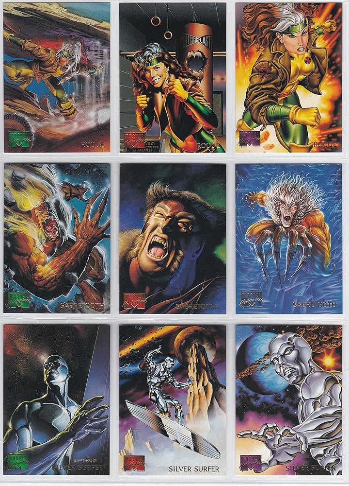 Amazon.com: 1995 Marvel Masterpieces Series IV Base Set of 151