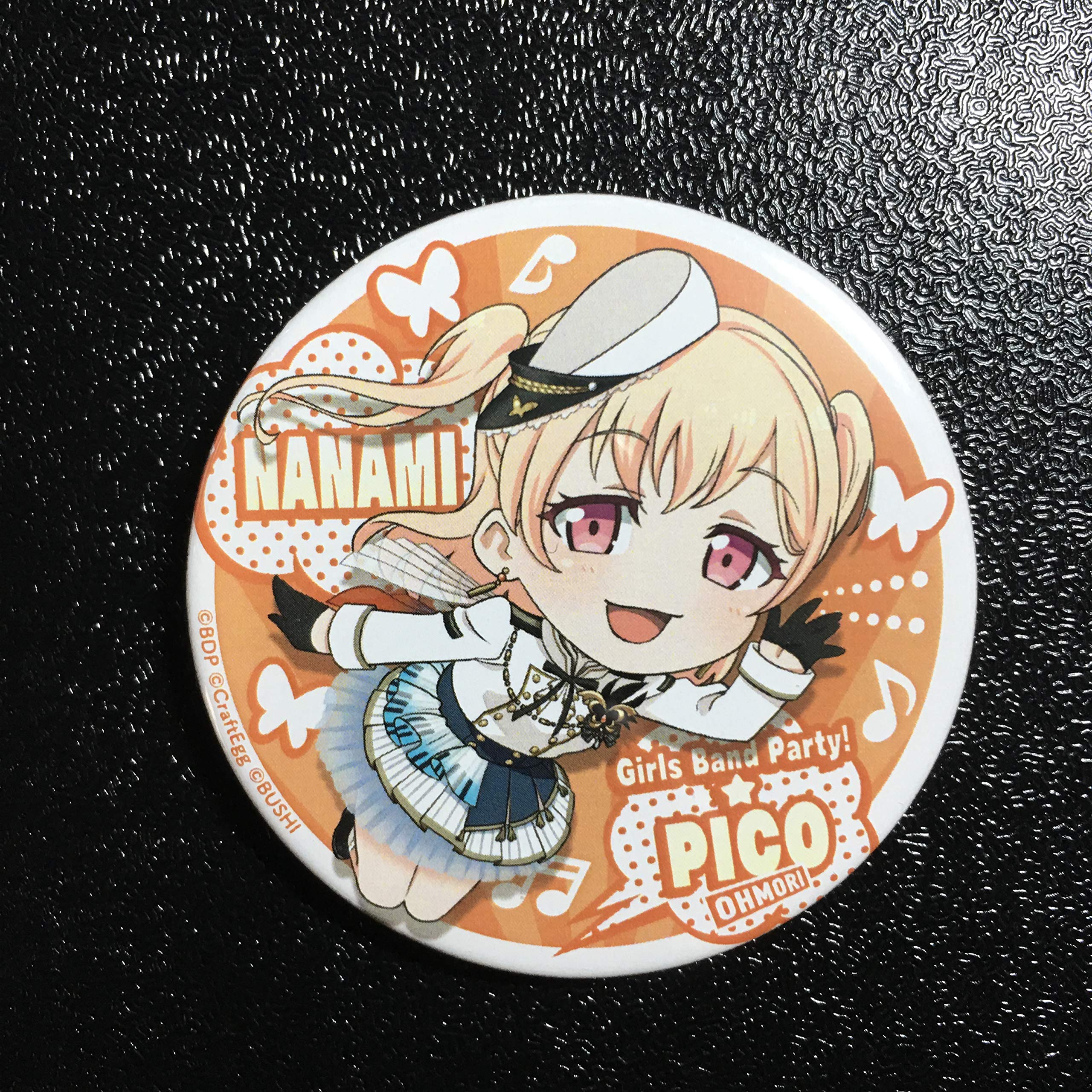 BanG Dream! バンドリ ビッグ缶バッジ 広町七深 BanG Dream! - 広町 七