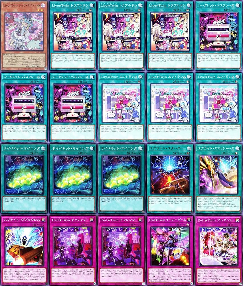 Evil☆Twin イビルツイン 英語 高レアリティ デッキセット Evil☆Twin