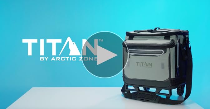 Amazon.com : Titan Deep Freeze 60 (50+10) Can Wheeled Cooler