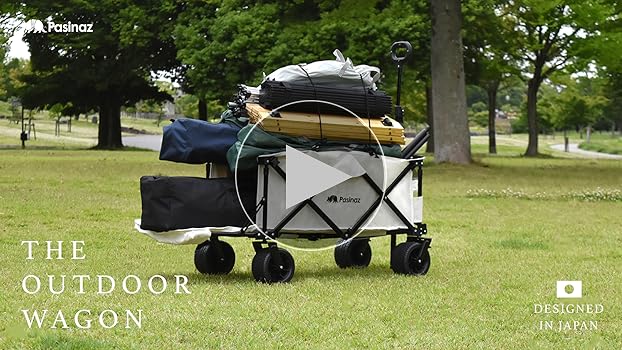 Amazon.co.jp: Pasinaz NEWモデル アウトドアワゴン キャリーワゴン 耐