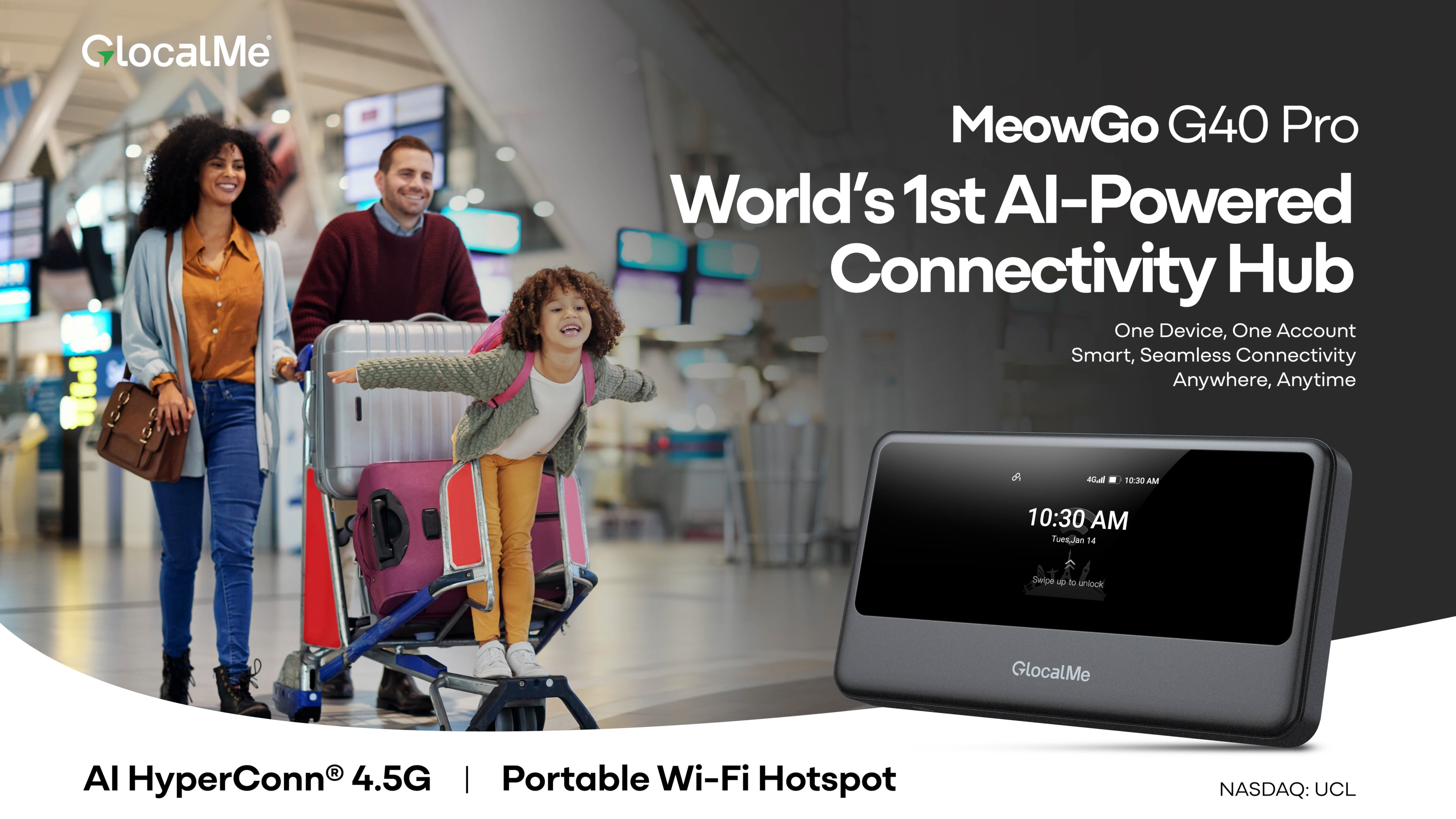 Amazon.com: GlocalMe MeowGo G40Pro 4G Mobile Hotspot Device with