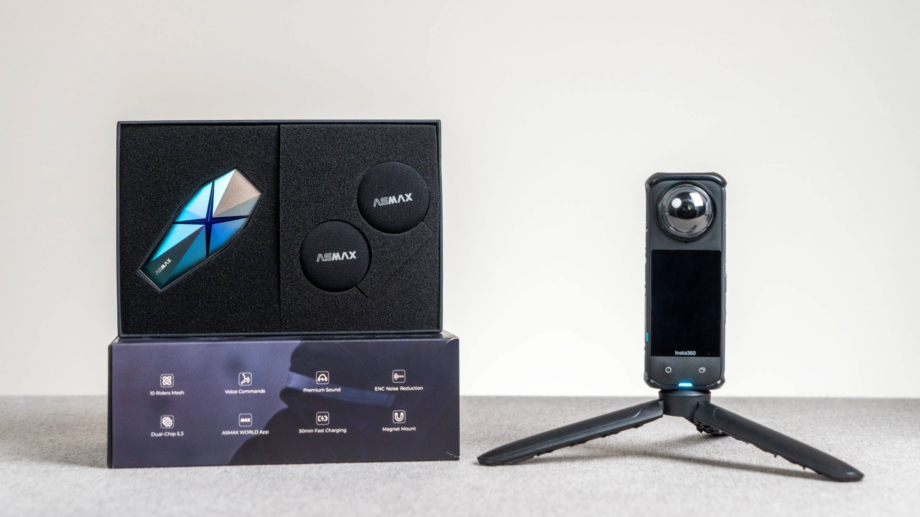 Amazon.com: ASMAX Z1 Motorcycle Bluetooth Headset, 10 Riders Mesh