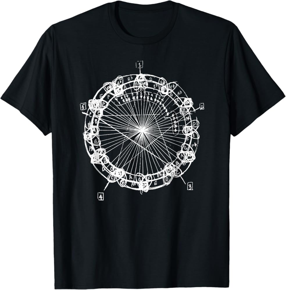 Amazon.com: Coltrane Chord Changes Mandala Jazz Musician T-Shirt