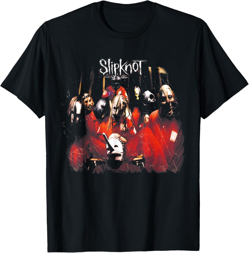 Amazon.com: Slipknot Official Self Titled T-Shirt - Men's Black