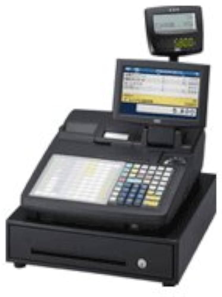 人気の黒1119使える設定無料東芝テックFS-2055インボイスレジスター