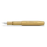 Amazon | Kaweco カヴェコ 万年筆 M 中字 ブラス スポーツ BRFP-BR