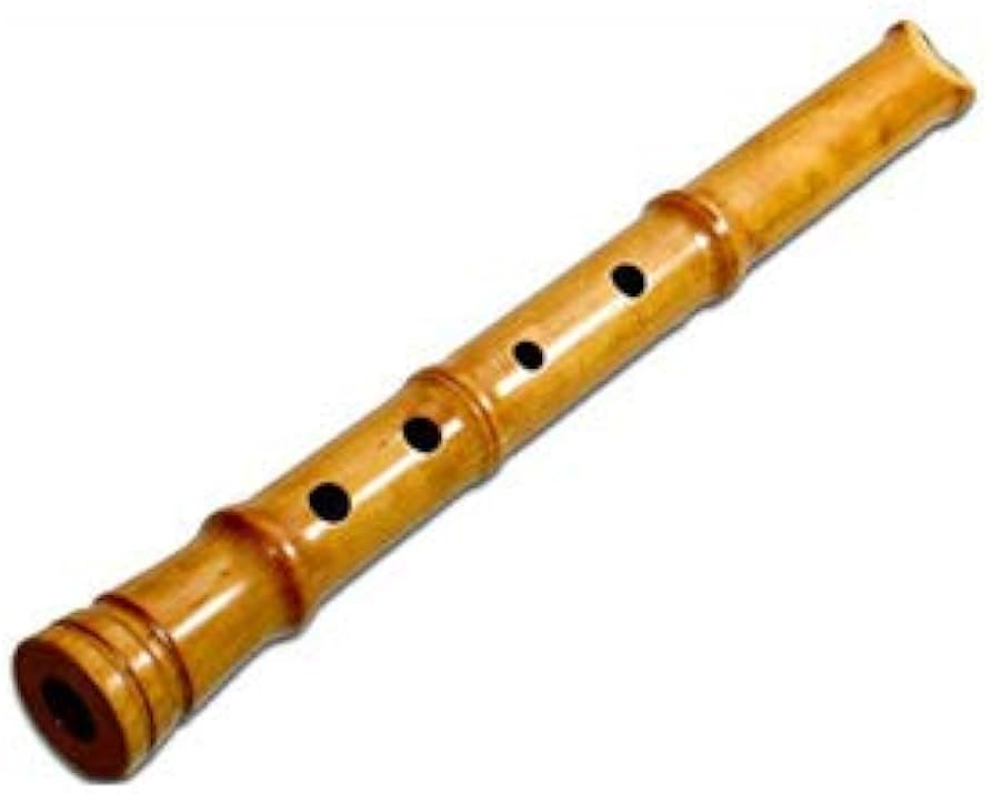 虎杢 尺八(木製) 琴古流 2つ折 1尺8寸管 キャップ付 時代和楽器 虎杢