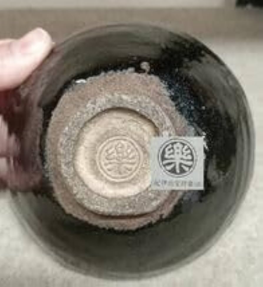 楽十代旦入 黒筒茶碗「山花」裏淡々斎花押 楽十四代覚入極☆z816