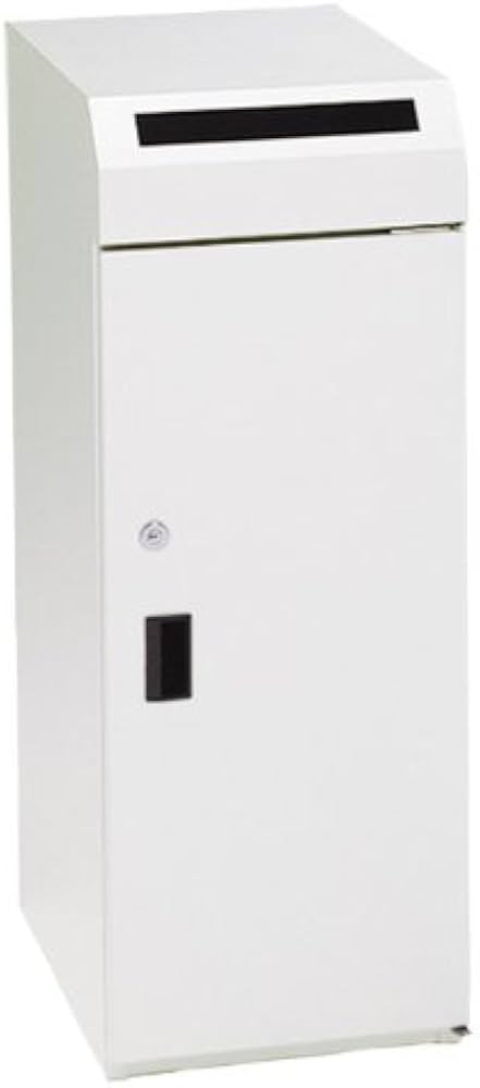 Amazon.co.jp: ぶんぶく 機密書類回収ボックス(大)ネオホワイト KIM-S