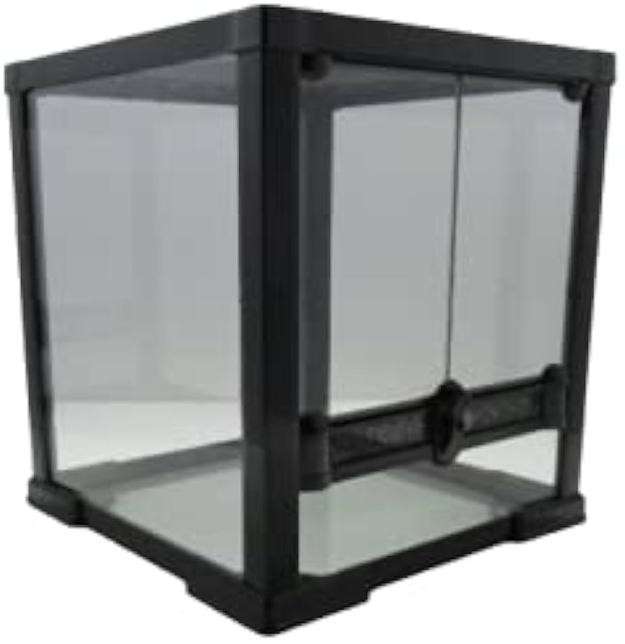 Amazon | 爬虫類飼育ケージ ブラック SDT 30 × 30 × 30cm レイアウト