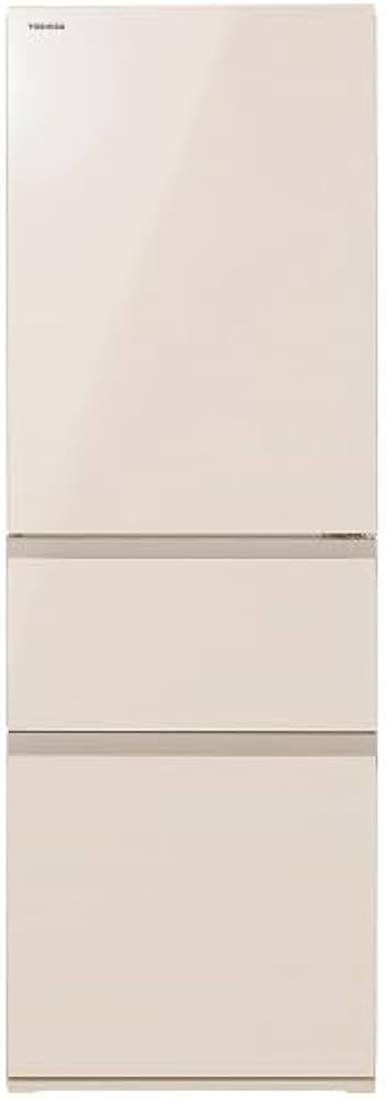 Amazon | 東芝 冷蔵庫 幅60.0㎝ 356L GR-W36SV(UC) 3ドア ガラスドア