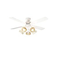 Amazon | 大光電機(DAIKO) LEDシーリングファン 灯具可動 LED電球7.4W