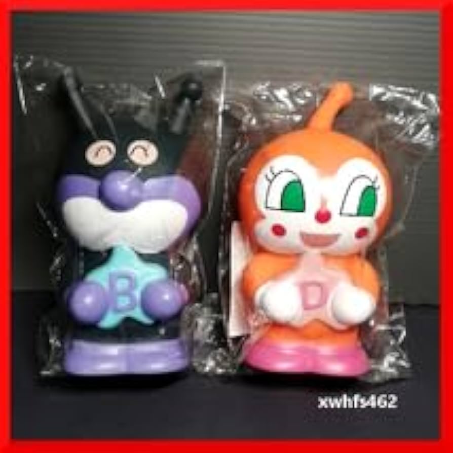 レトロ 不二屋 アンパンマン キャンディーポット 貯金箱 マント付き