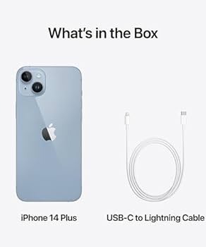 Amazon.com: Apple iPhone 14 Plus, 512GB, Blue - Unlocked (Renewed