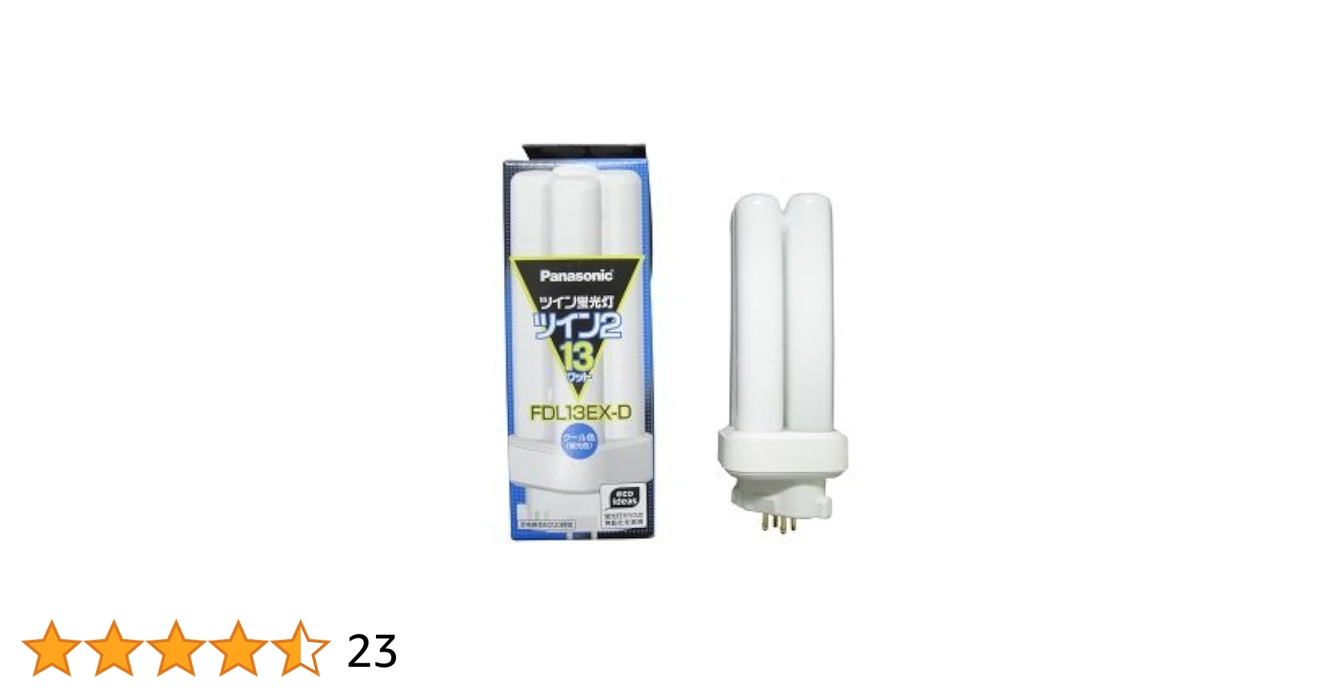 FWL 13EX-N コンパクト形蛍光ランプ TOSHIBA 5個入り 昼白色 【公式通販】