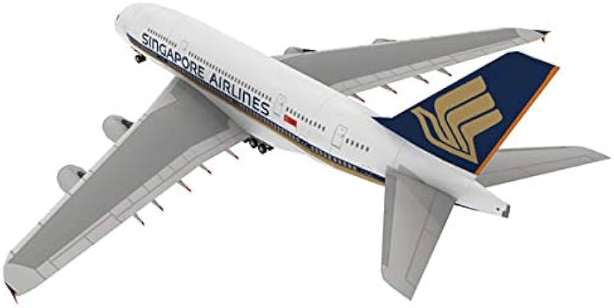Amazon | 3D 組み立て模型 ペーパークラフト 飛行機 (シンガポール航空
