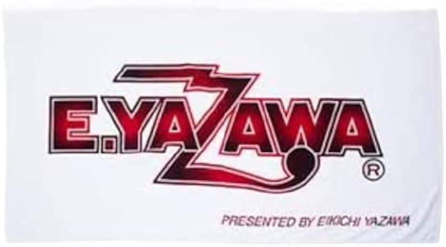 E.YAZAWA ロゴタオル 赤黒白 Amazon.co.jp: 矢沢永吉（EIKICHI YAZAWA