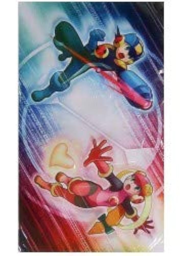 ロックマンエグゼ ダークロックマン フォルテ マスクの中 プレイマット