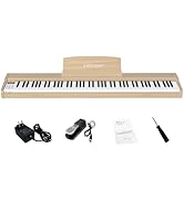 Amazon | KIMFBAY 電子ピアノ 88鍵盤 木製 電子 ピアノ 88鍵 Digital
