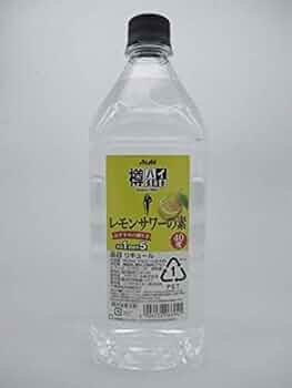 Amazon.co.jp: アサヒ 樽ハイ倶楽部 レモンサワーの素 ペットボトル 40
