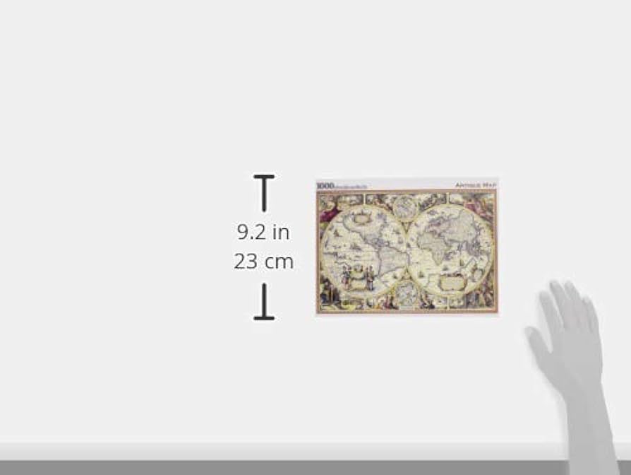 Amazon.co.jp: 1000ピース ジグソーパズル アンティーク マップ