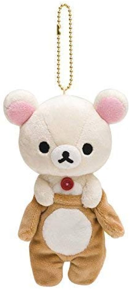 Amazon.co.jp: リラックマ じつはきぐるみなんです ぶらさげぬいぐるみ