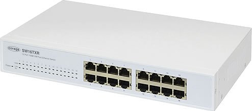 Amazon | corega CG-SW16TXR RoHS準拠 16P 100M/10MSWHUB | Corega