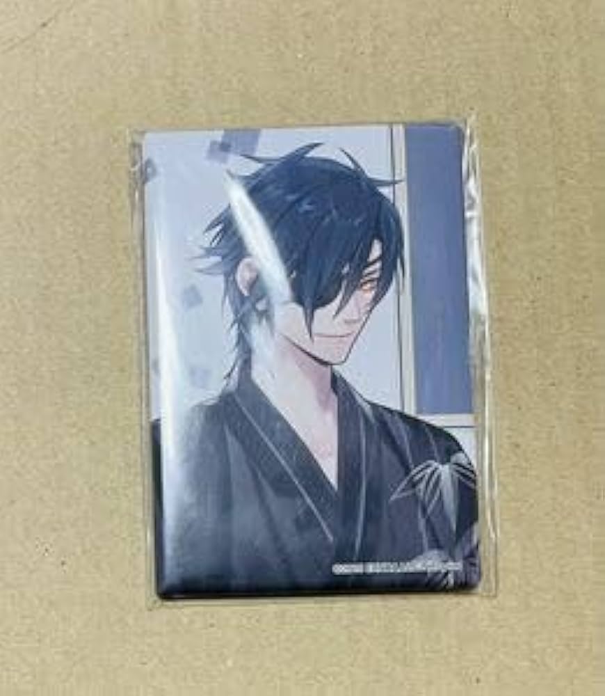 刀剣乱舞 スクエア缶バッジ 燭台切光忠 新 デザインゲーム・おもちゃ