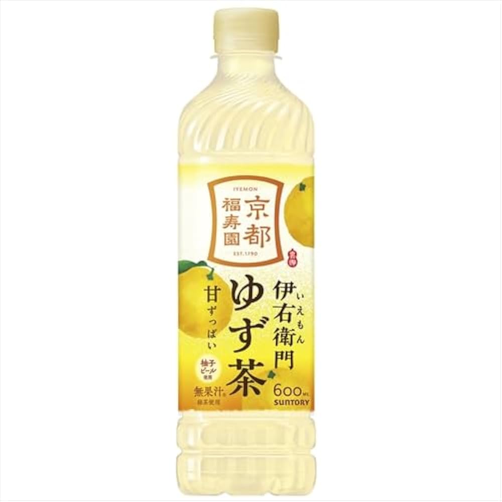 Amazon.co.jp: サントリー 伊右衛門 ゆず茶 600ml : 食品・飲料・お酒