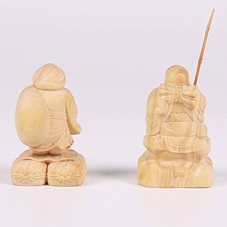 Amazon｜柘植木彫り 仏様 木彫 彫刻工芸品 手芸品 収蔵品 装飾品 仏像