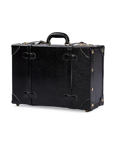 レトロ トランク スーツケース 革 アンティーク風 S 機内持ち込み 大