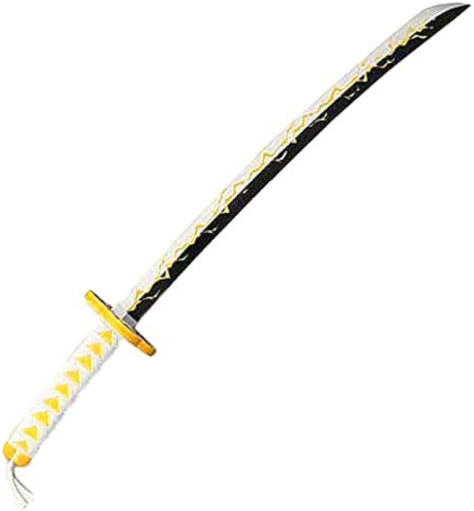 Amazon.co.jp: 我妻善逸 日輪刀 鬼滅の刃 サイズ50cm PVC製 模造等