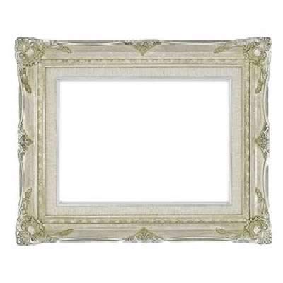 油彩額縁 自然風景画 シルバー 額なし27cm24cm 油彩額縁 自然風景画