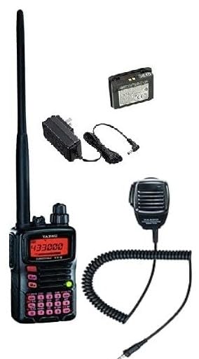 YAESU VX-5 トランシーバー スピーカーマイク、社外アンテナ2本 YAESU