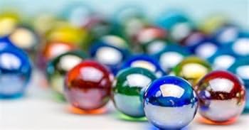 Amazon | キャメルトイズ 日本製 ガラス製 ビー玉100セット「オーロラ