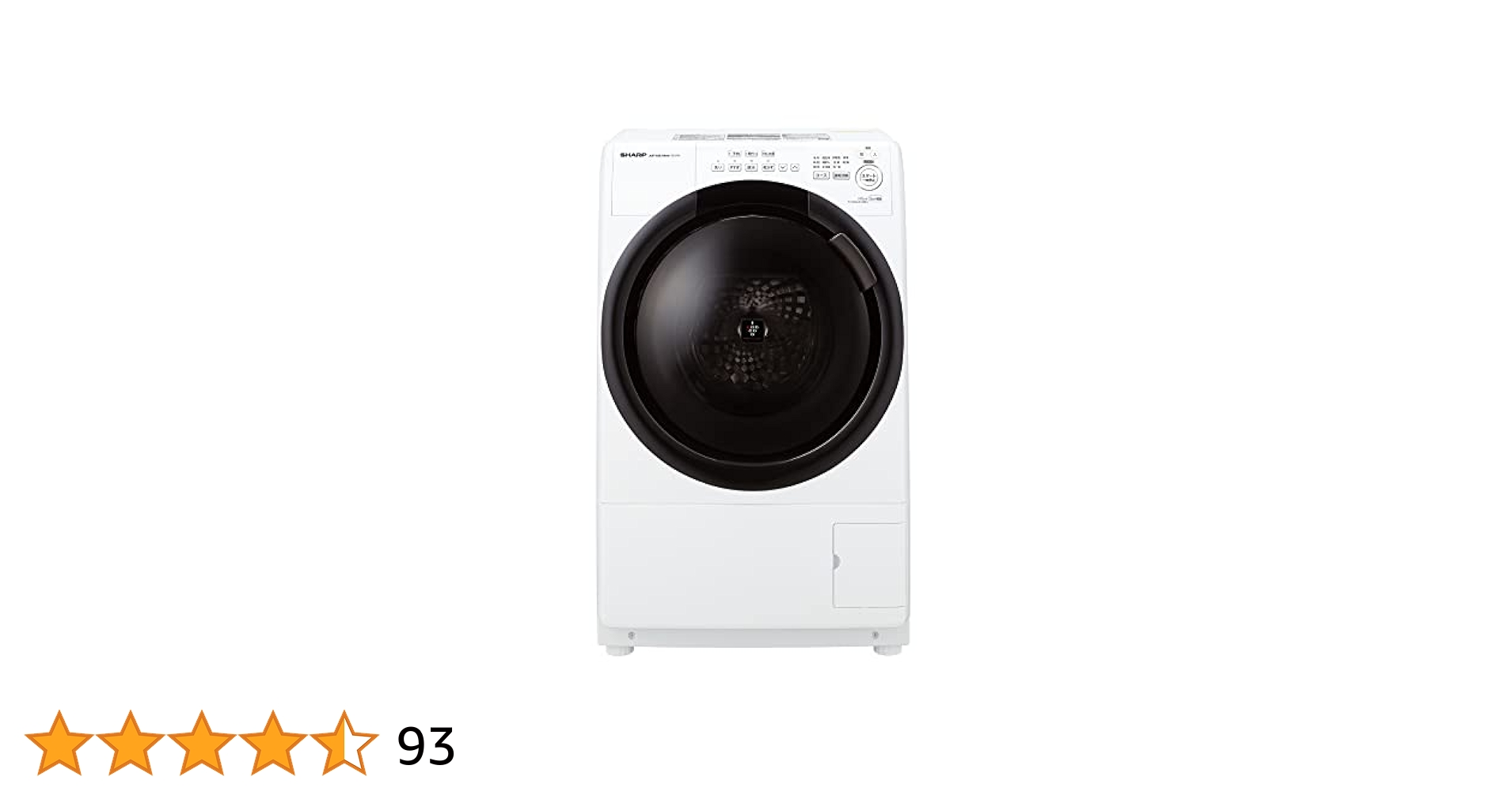 SHARPシャープ ES-S7F-WRドラム式洗濯機21年乾燥7/3kg-008 シャープ ES