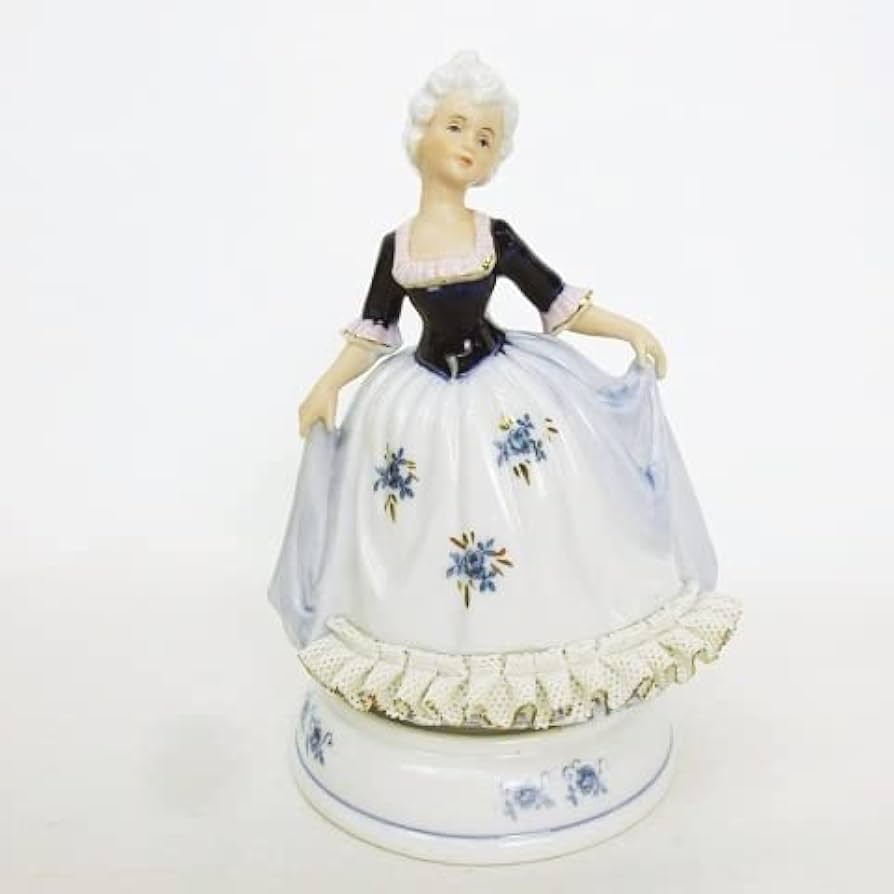 Amazon | Demain ドマン フィギュリン オルゴール いい日旅立ち 陶器製