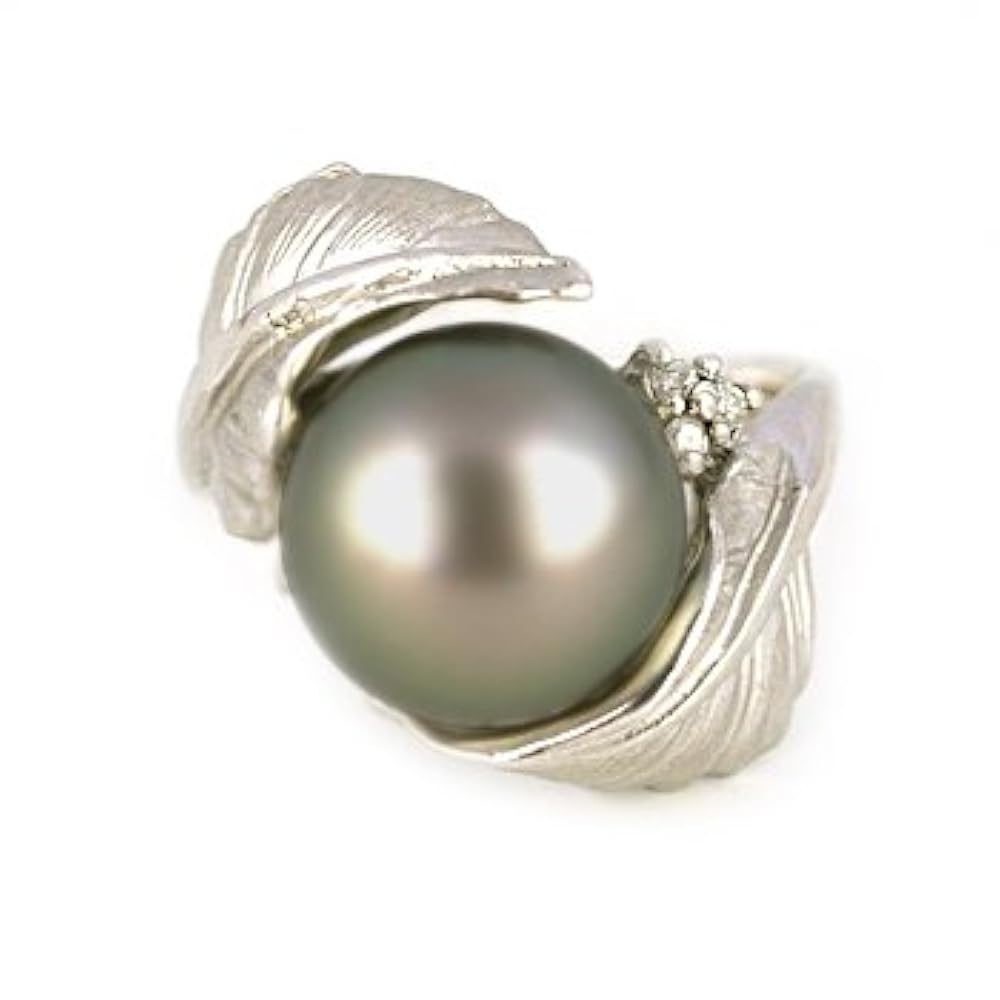 シルバー925 南洋真珠 タヒチ黒真珠 マルチ石付き ブローチ 【公式通販】