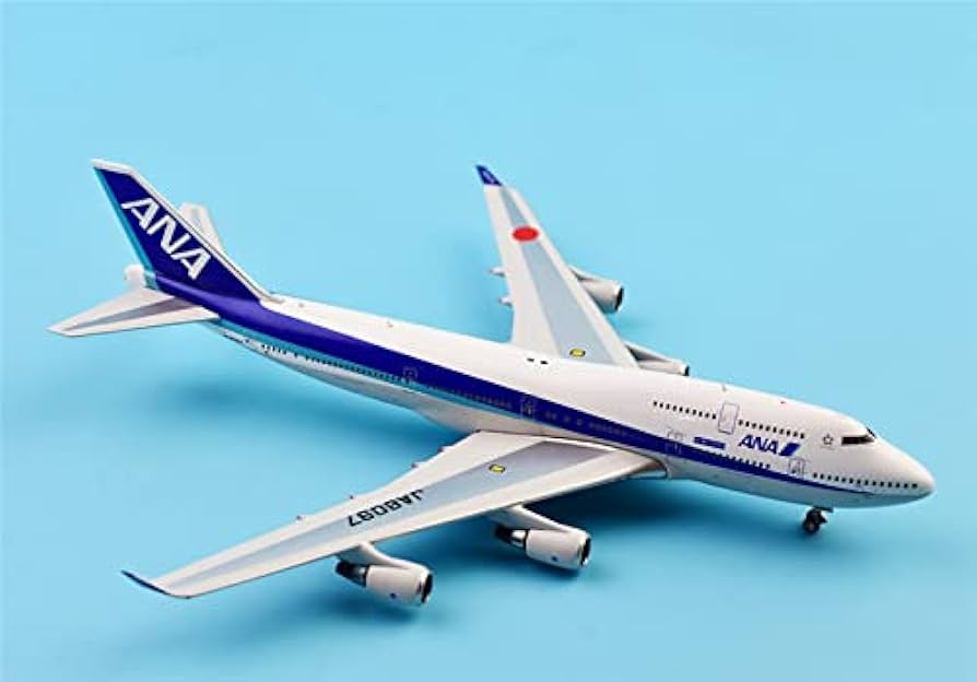 飛行機模型 ANA航空 B747 ボーイング 模型 日本 47CM じん】飛行機模型