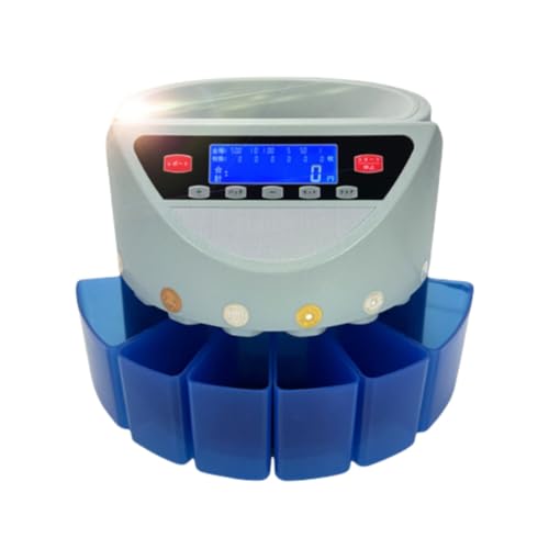 中古 コインカウンター 自動 ポータブル 硬貨 計数機 電動 高速 グレ