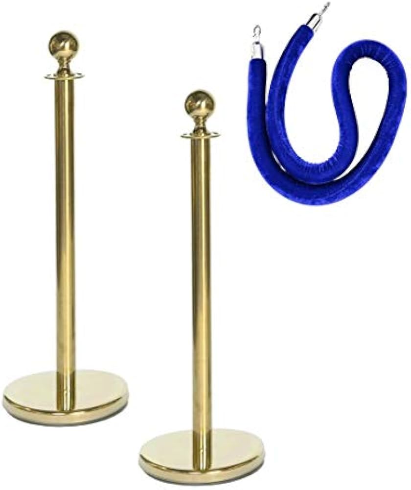 Amazon | 【ロープパーテーションセット】L6-51B ゴールド