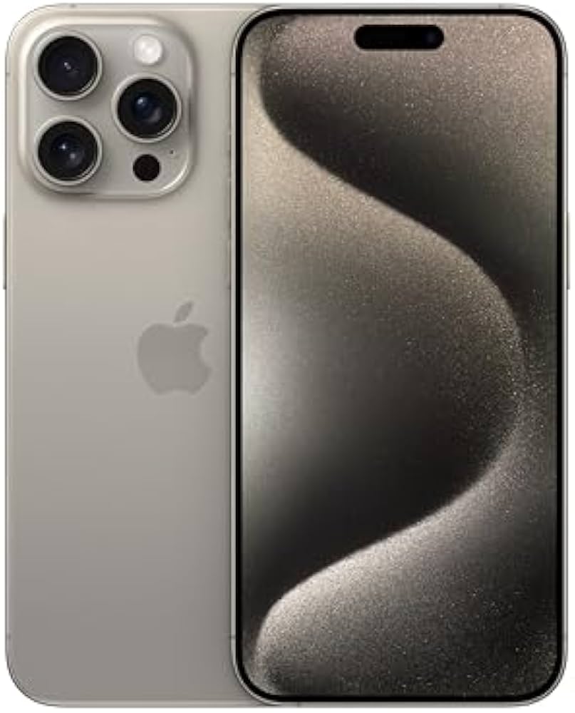 Amazon.com: Apple iPhone 15 Pro Max, 256GB, Natural Titanium