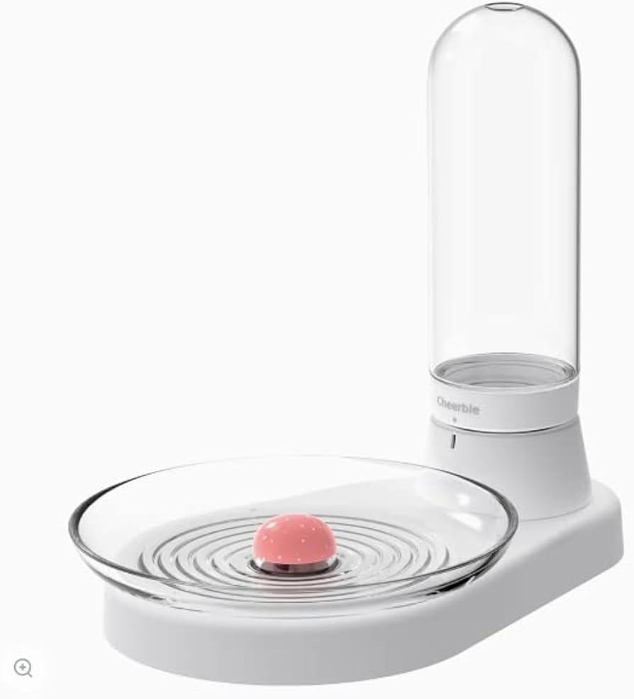 Amazon | Cheerble 猫用自動給水器 フィルターなし ワイヤレスペット