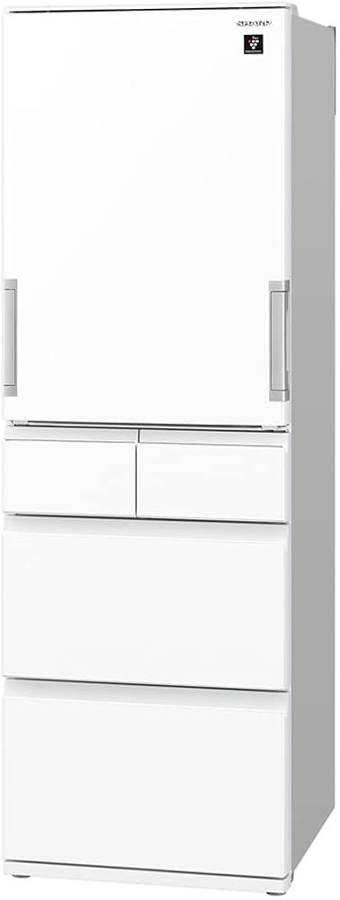 Amazon | シャープ SHARP 冷蔵庫 SJ-G415H-W 412L プラズマクラスター