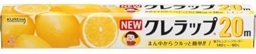 Amazon.co.jp: クレハ キッチンラップ NEW クレラップ 30cm×20m【60個